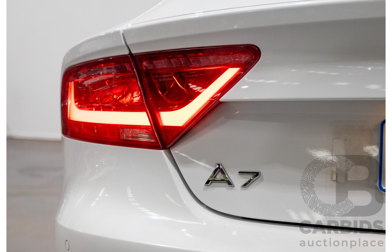 8/2011 Audi A7 Sportback 3.0 TFSI Quattro 4G 5d Hatchback Ibis White 3.0L