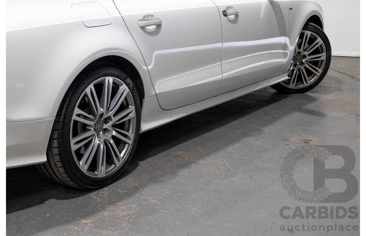 8/2011 Audi A7 Sportback 3.0 TFSI Quattro 4G 5d Hatchback Ibis White 3.0L