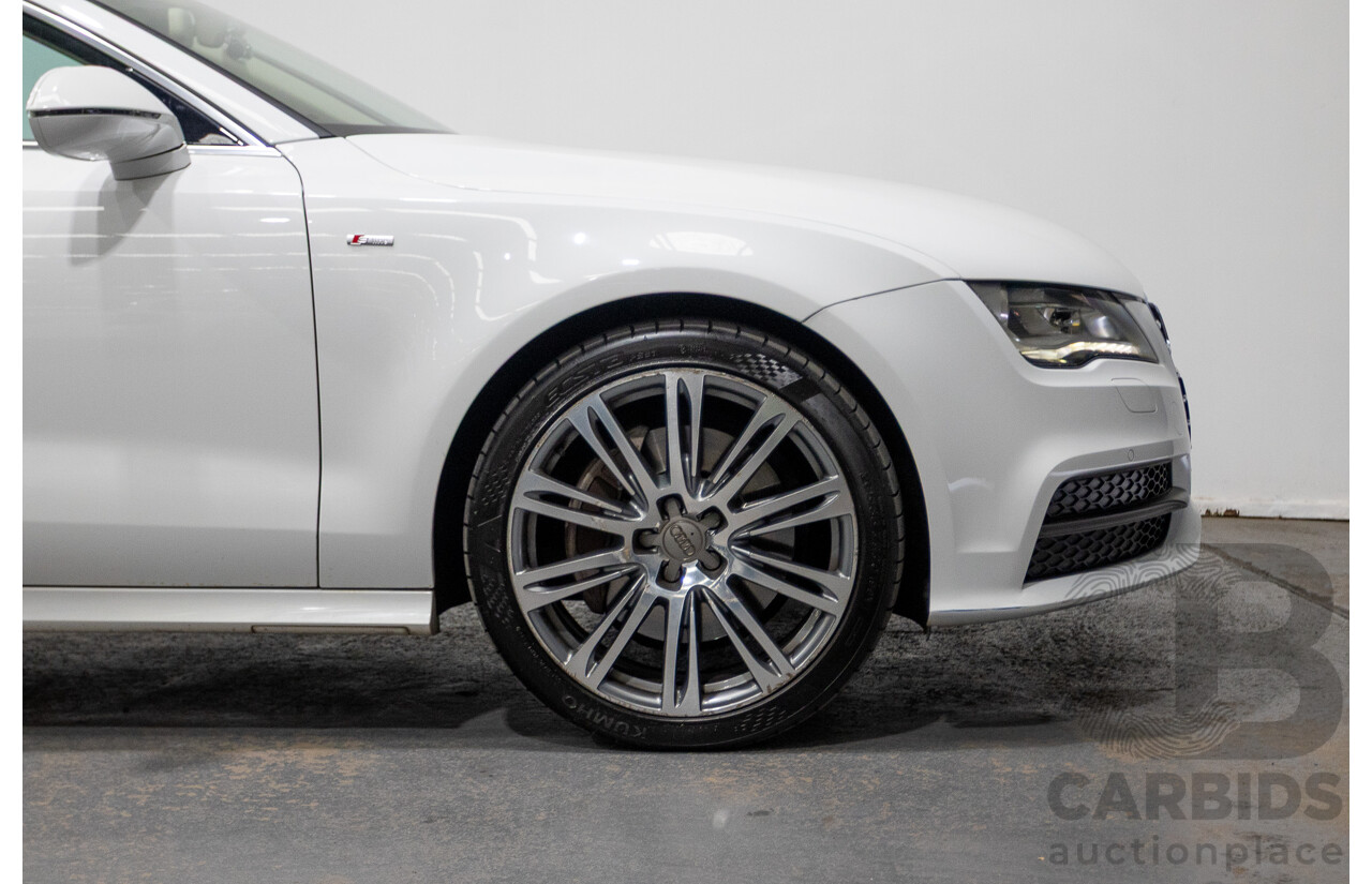 8/2011 Audi A7 Sportback 3.0 TFSI Quattro 4G 5d Hatchback Ibis White 3.0L