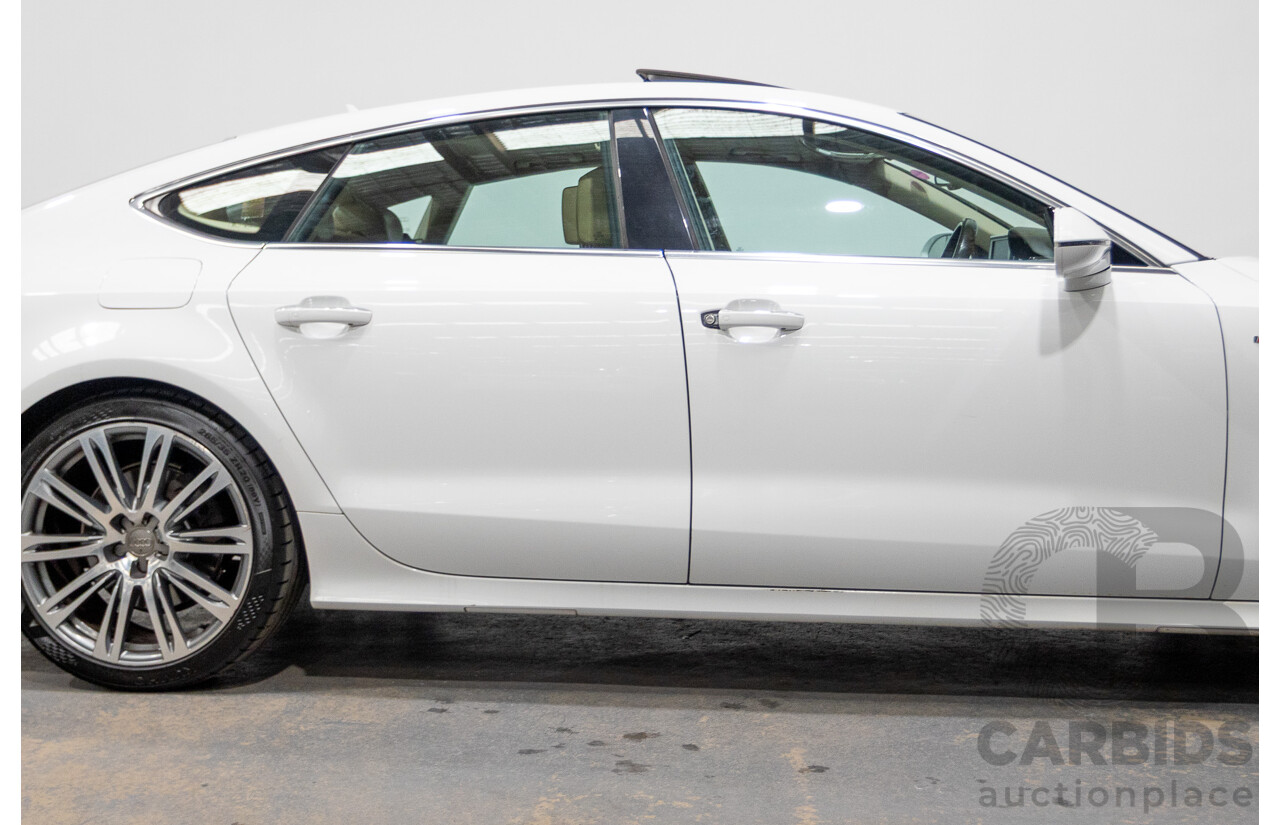 8/2011 Audi A7 Sportback 3.0 TFSI Quattro 4G 5d Hatchback Ibis White 3.0L