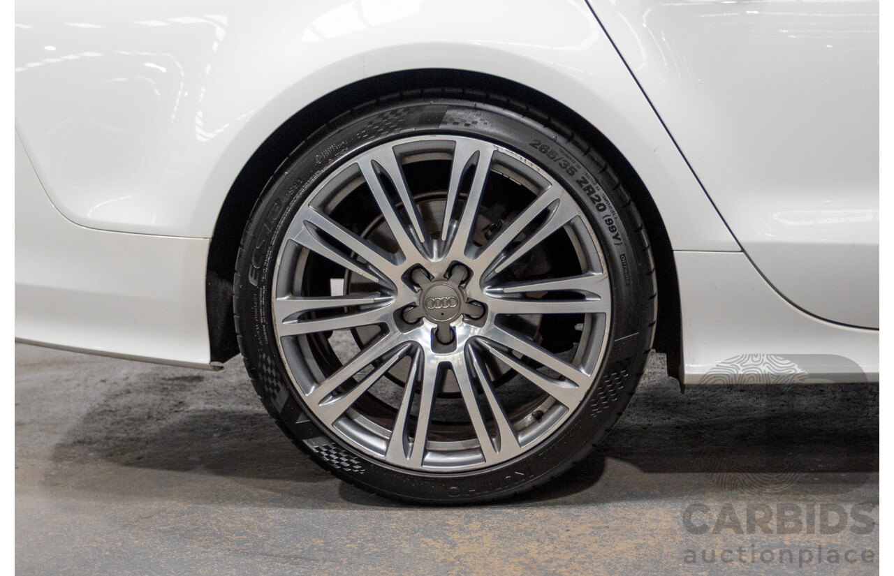 8/2011 Audi A7 Sportback 3.0 TFSI Quattro 4G 5d Hatchback Ibis White 3.0L