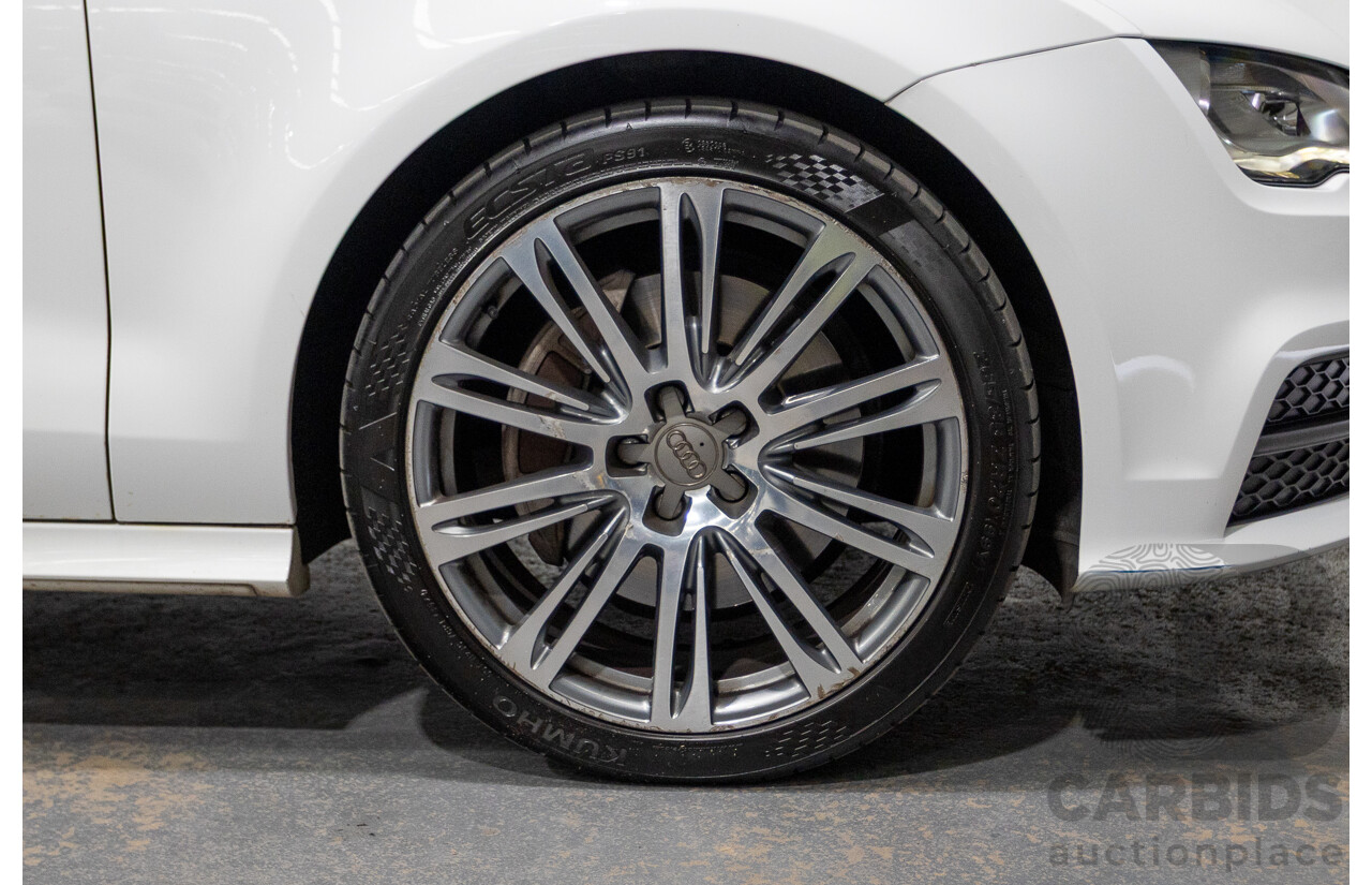 8/2011 Audi A7 Sportback 3.0 TFSI Quattro 4G 5d Hatchback Ibis White 3.0L