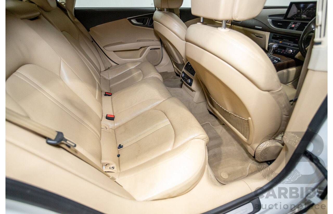 8/2011 Audi A7 Sportback 3.0 TFSI Quattro 4G 5d Hatchback Ibis White 3.0L