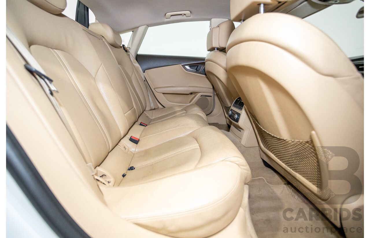 8/2011 Audi A7 Sportback 3.0 TFSI Quattro 4G 5d Hatchback Ibis White 3.0L