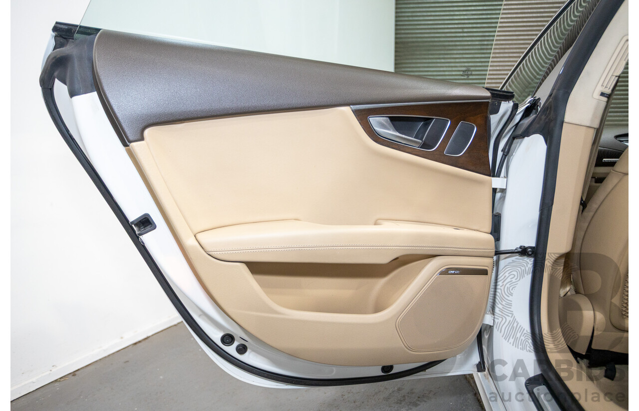 8/2011 Audi A7 Sportback 3.0 TFSI Quattro 4G 5d Hatchback Ibis White 3.0L