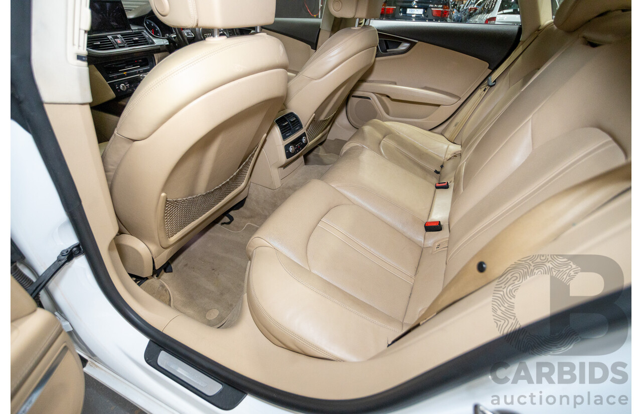 8/2011 Audi A7 Sportback 3.0 TFSI Quattro 4G 5d Hatchback Ibis White 3.0L