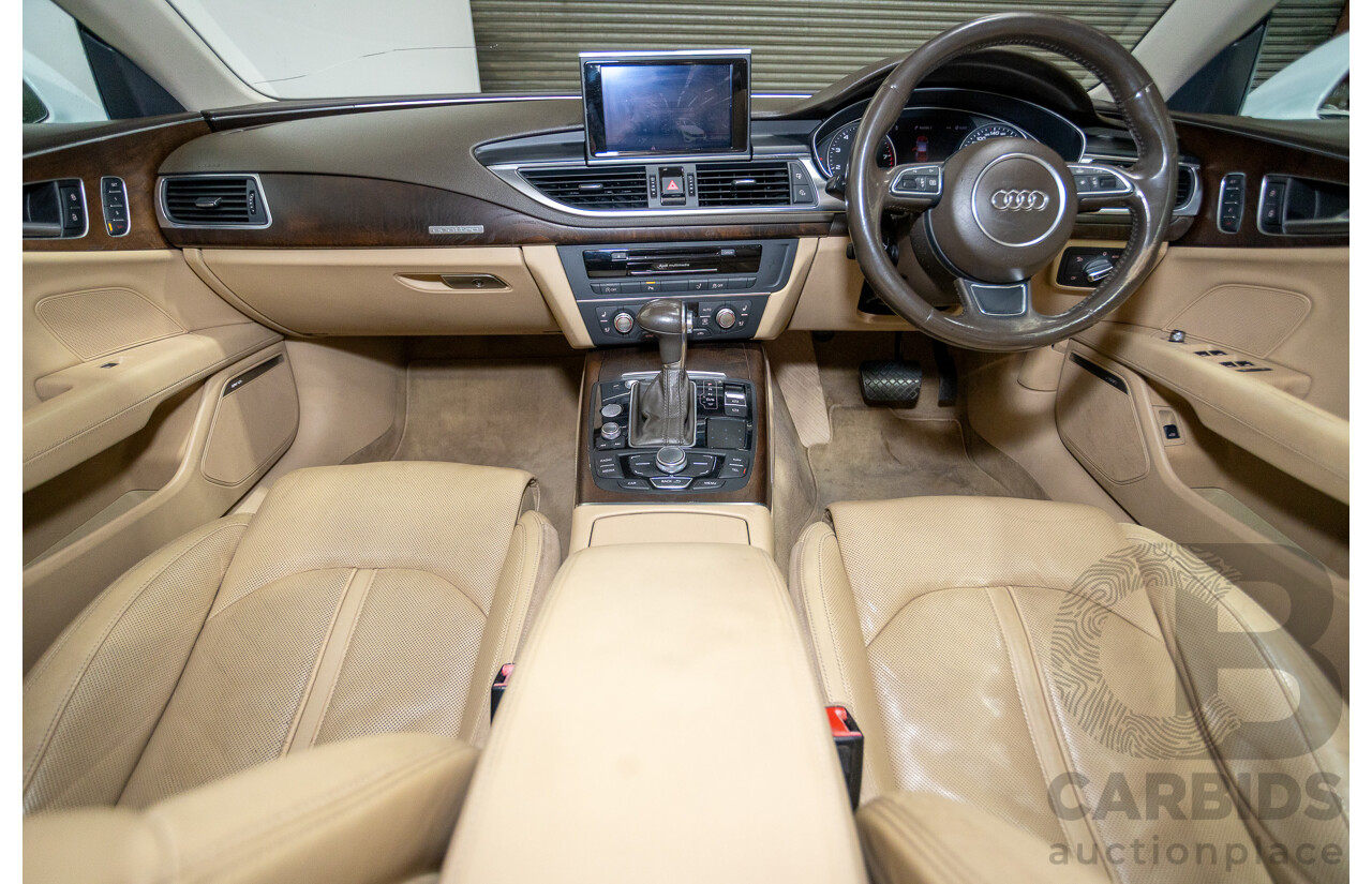 8/2011 Audi A7 Sportback 3.0 TFSI Quattro 4G 5d Hatchback Ibis White 3.0L