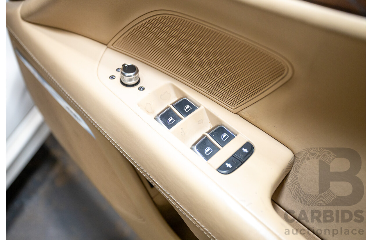 8/2011 Audi A7 Sportback 3.0 TFSI Quattro 4G 5d Hatchback Ibis White 3.0L