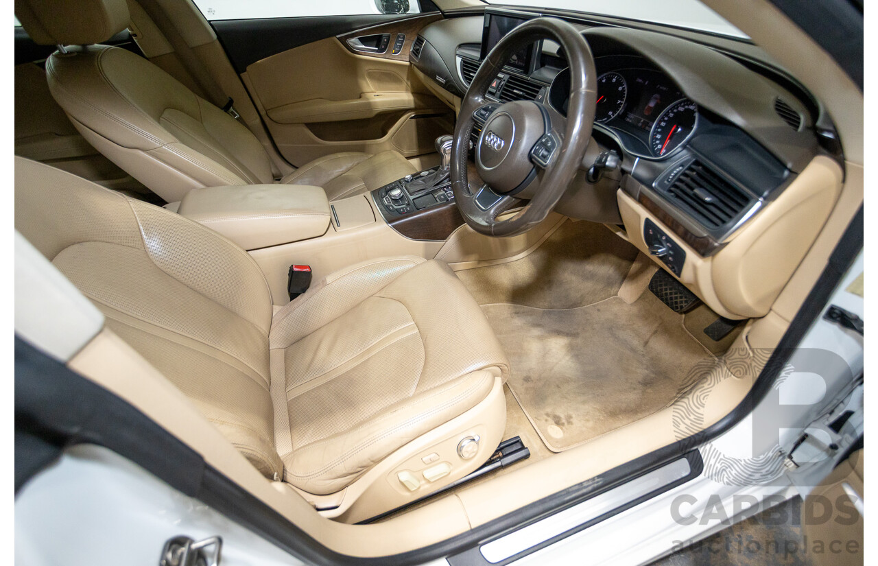 8/2011 Audi A7 Sportback 3.0 TFSI Quattro 4G 5d Hatchback Ibis White 3.0L