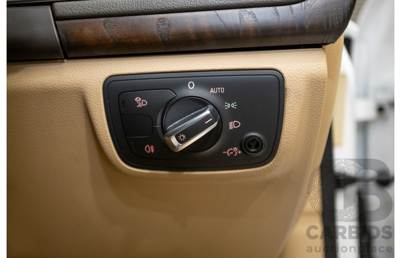 8/2011 Audi A7 Sportback 3.0 TFSI Quattro 4G 5d Hatchback Ibis White 3.0L