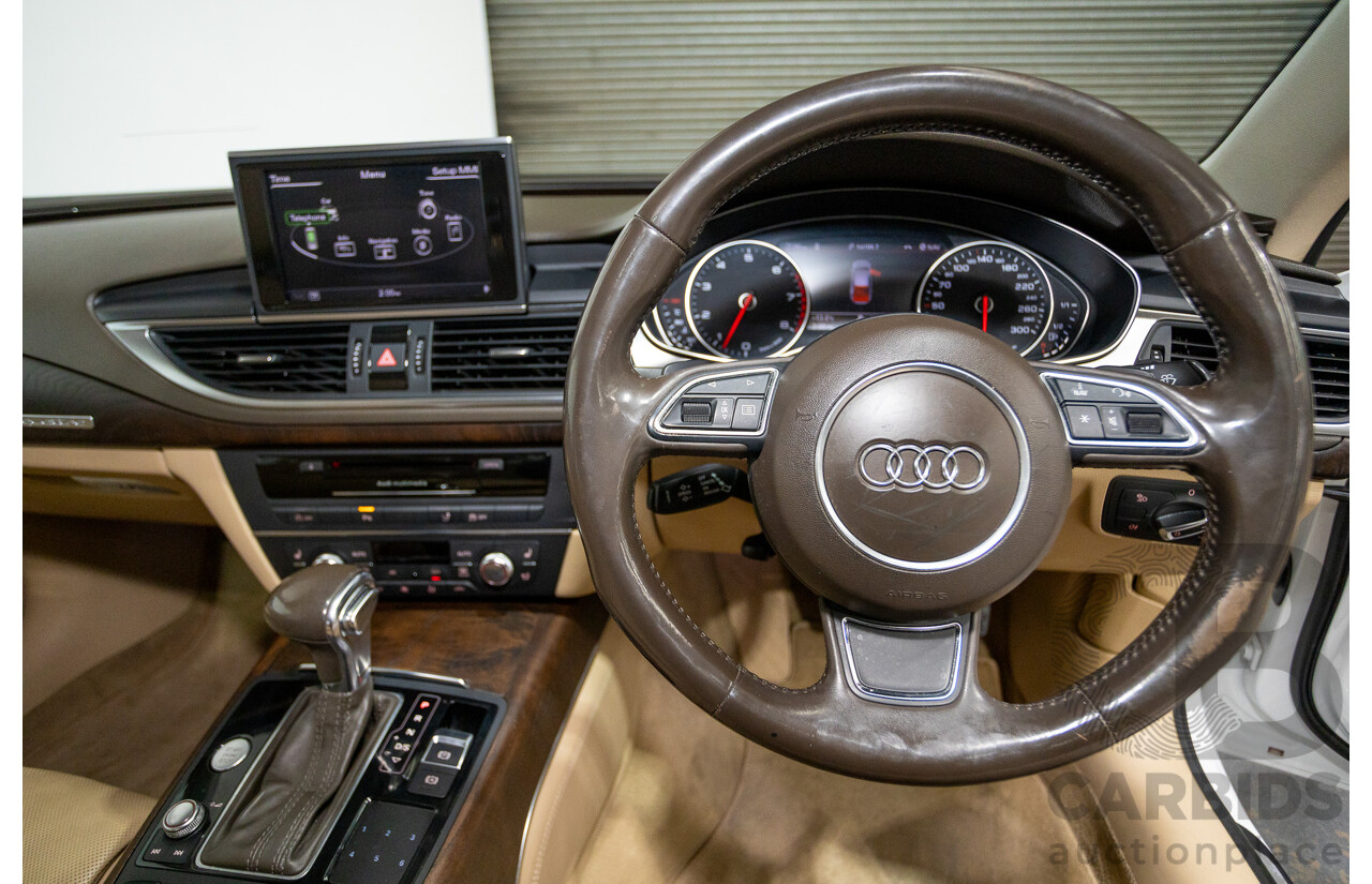 8/2011 Audi A7 Sportback 3.0 TFSI Quattro 4G 5d Hatchback Ibis White 3.0L