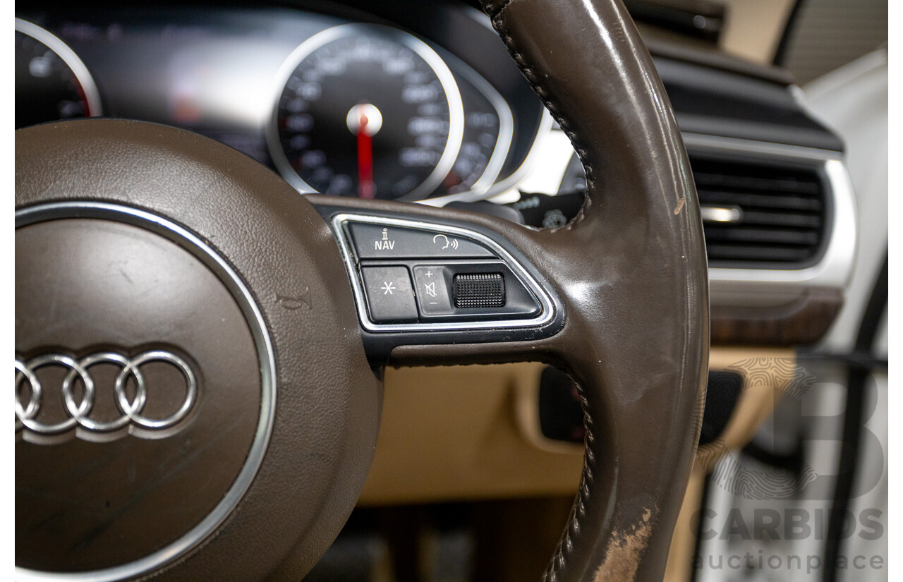 8/2011 Audi A7 Sportback 3.0 TFSI Quattro 4G 5d Hatchback Ibis White 3.0L