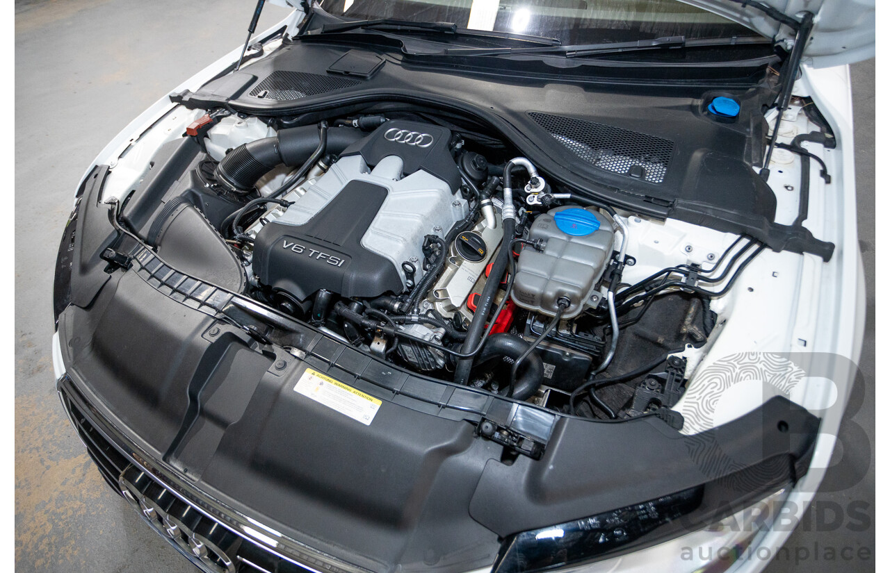 8/2011 Audi A7 Sportback 3.0 TFSI Quattro 4G 5d Hatchback Ibis White 3.0L