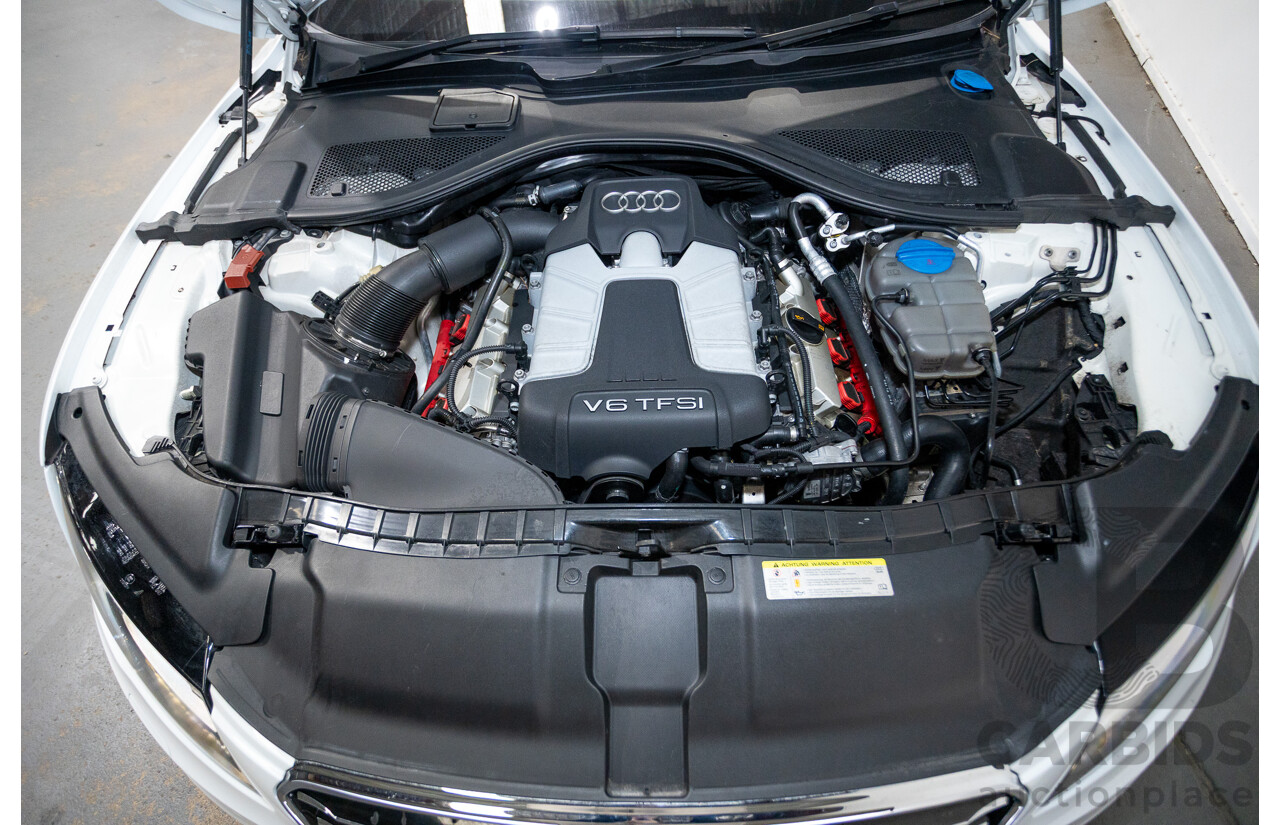 8/2011 Audi A7 Sportback 3.0 TFSI Quattro 4G 5d Hatchback Ibis White 3.0L