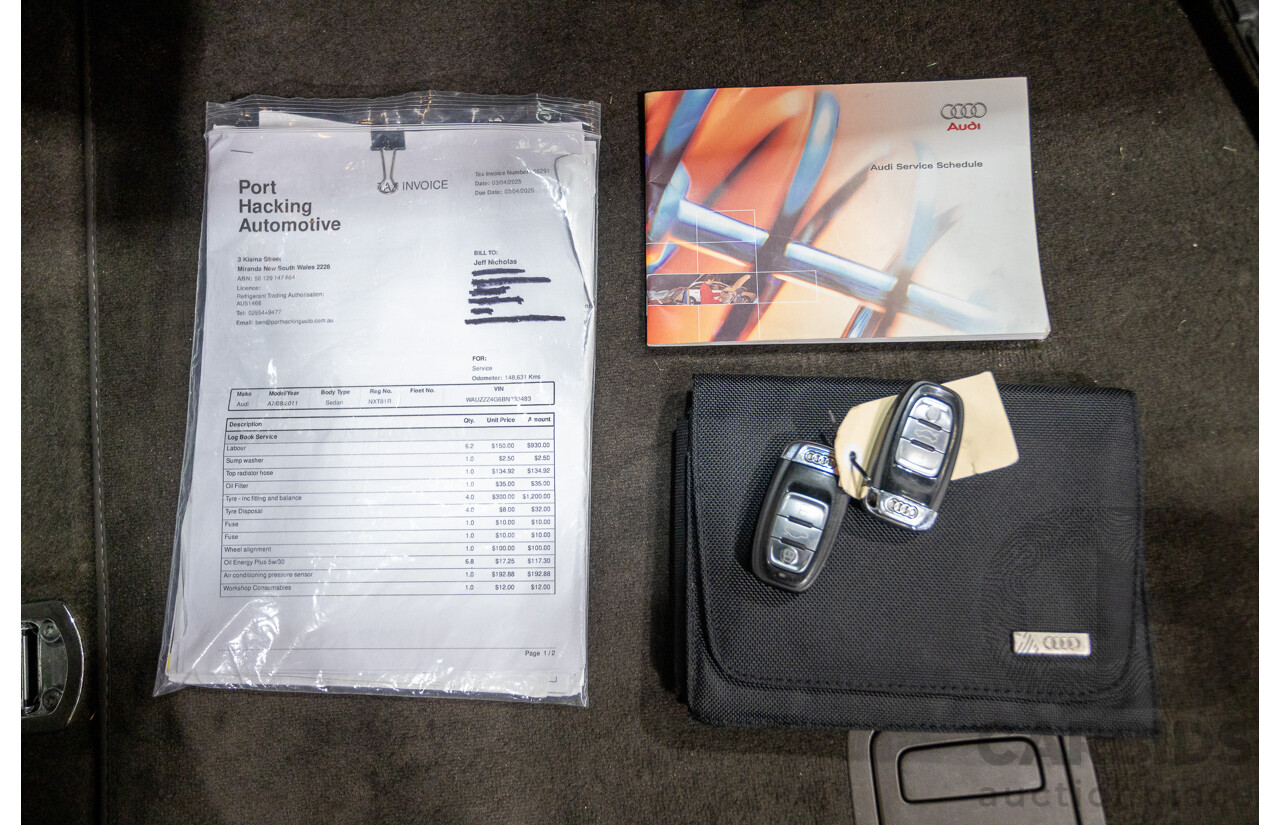 8/2011 Audi A7 Sportback 3.0 TFSI Quattro 4G 5d Hatchback Ibis White 3.0L