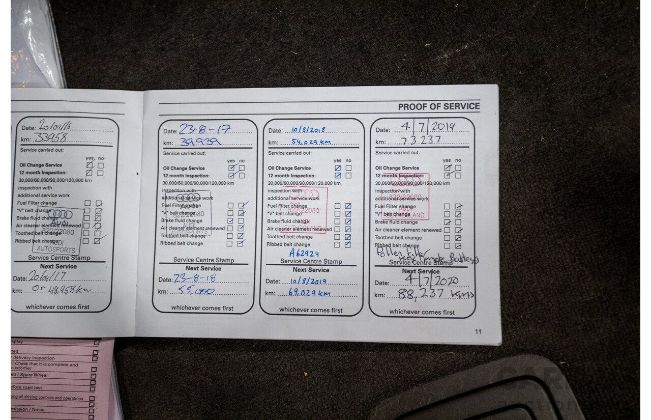 8/2011 Audi A7 Sportback 3.0 TFSI Quattro 4G 5d Hatchback Ibis White 3.0L