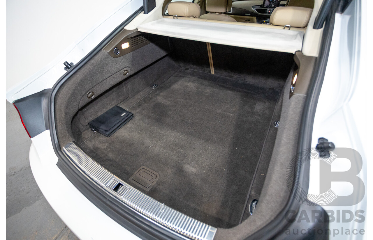 8/2011 Audi A7 Sportback 3.0 TFSI Quattro 4G 5d Hatchback Ibis White 3.0L