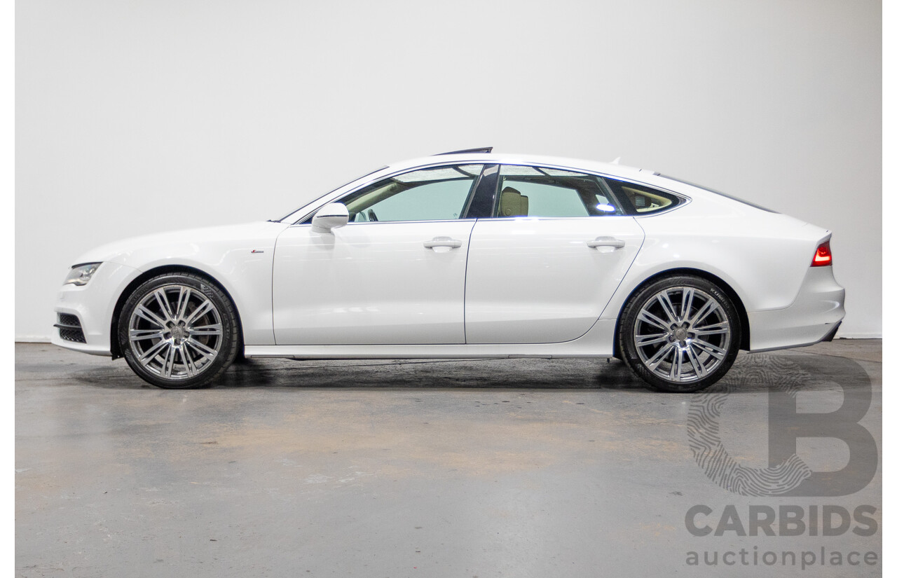 8/2011 Audi A7 Sportback 3.0 TFSI Quattro 4G 5d Hatchback Ibis White 3.0L
