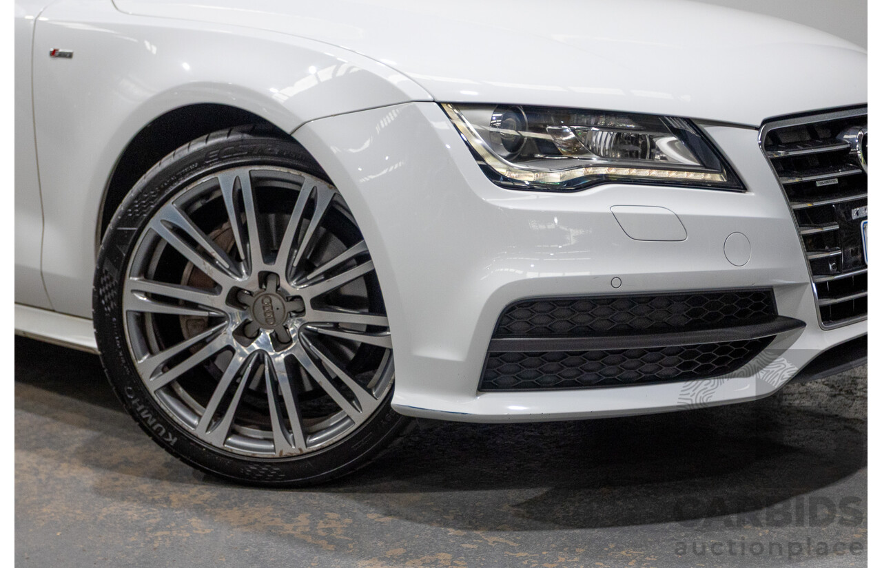 8/2011 Audi A7 Sportback 3.0 TFSI Quattro 4G 5d Hatchback Ibis White 3.0L