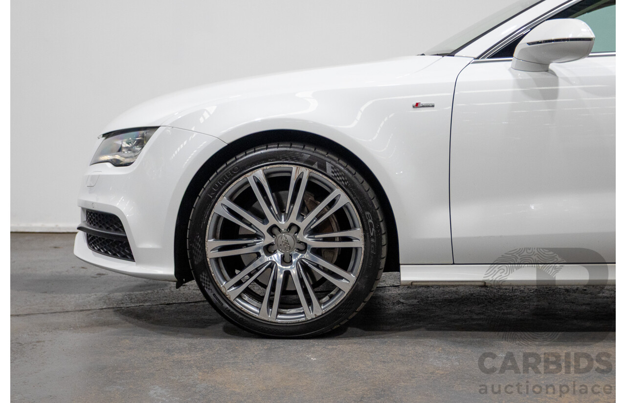 8/2011 Audi A7 Sportback 3.0 TFSI Quattro 4G 5d Hatchback Ibis White 3.0L