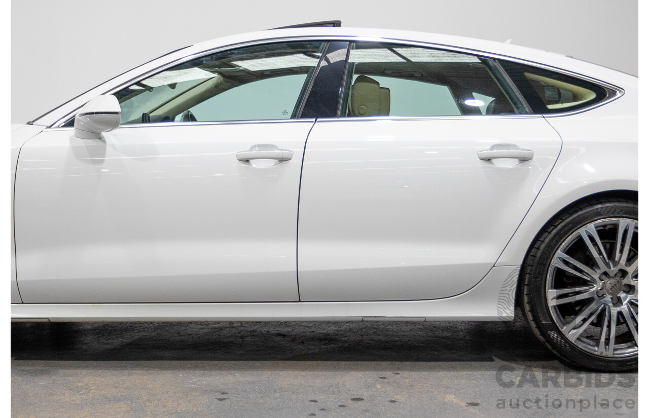 8/2011 Audi A7 Sportback 3.0 TFSI Quattro 4G 5d Hatchback Ibis White 3.0L