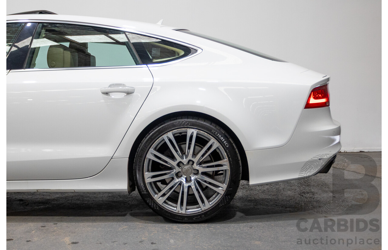 8/2011 Audi A7 Sportback 3.0 TFSI Quattro 4G 5d Hatchback Ibis White 3.0L