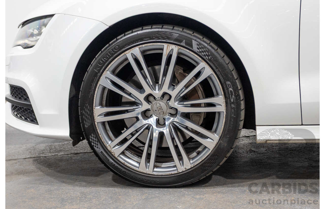 8/2011 Audi A7 Sportback 3.0 TFSI Quattro 4G 5d Hatchback Ibis White 3.0L