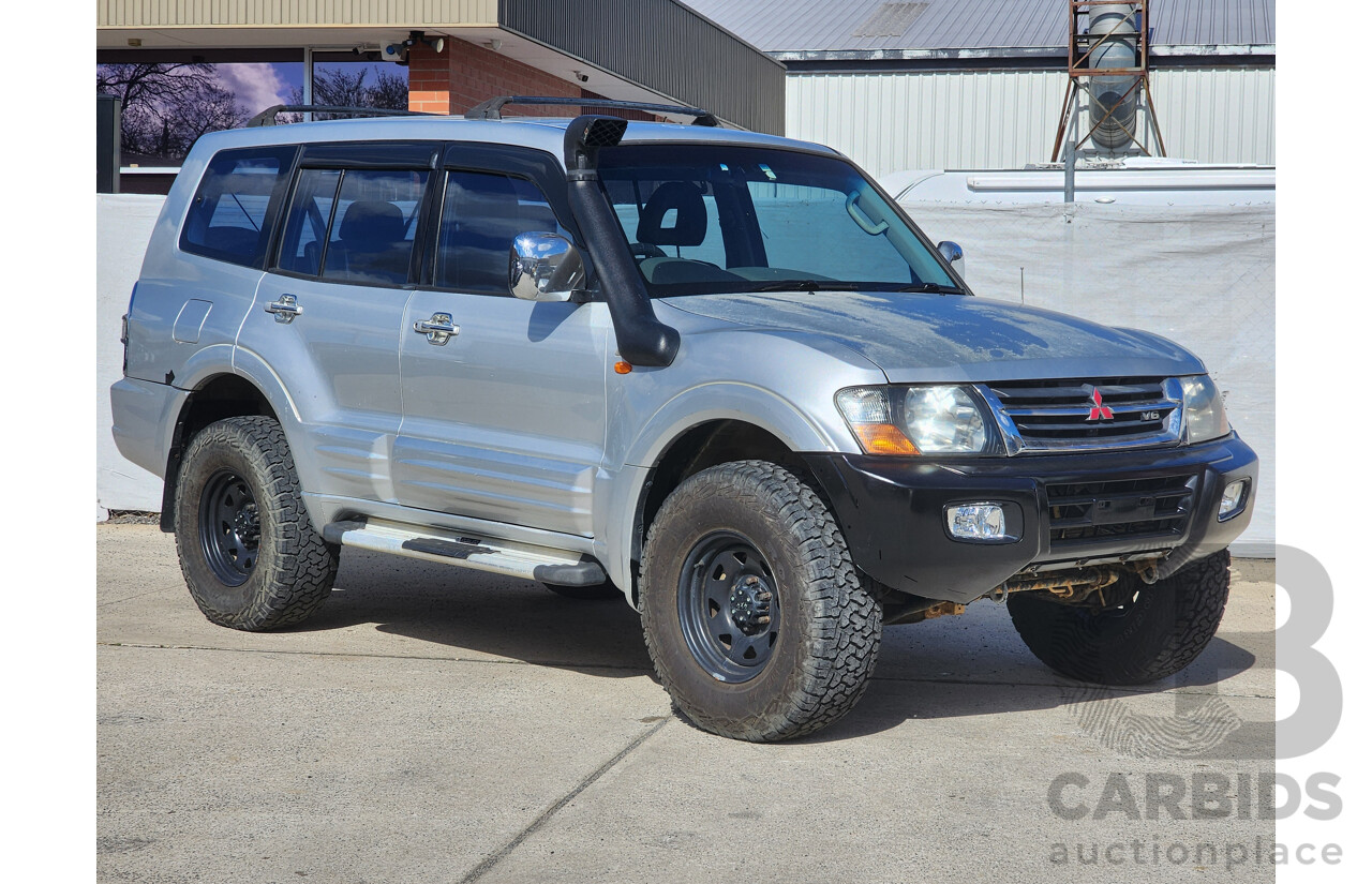 3/2001 Mitsubishi Pajero Exceed LWB (4x4) NM 4d Wagon Silver 3.5L