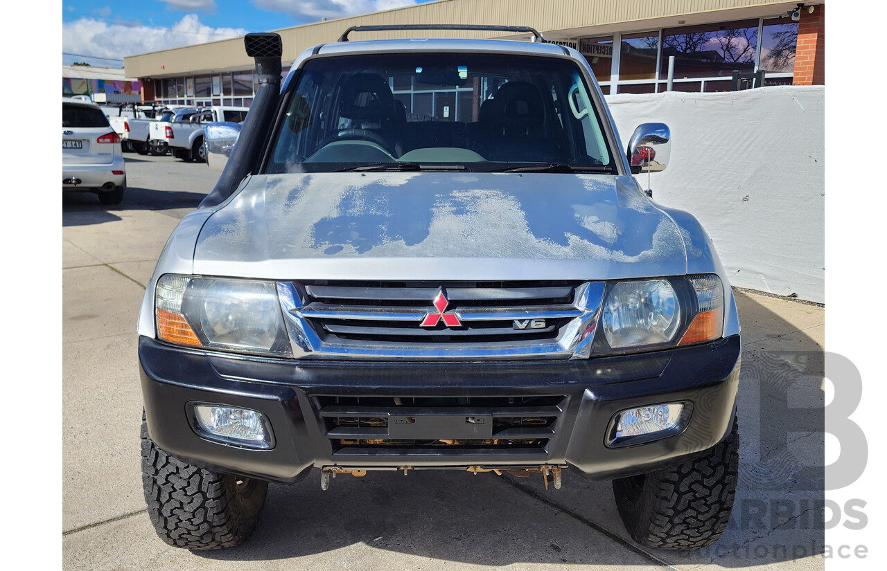 3/2001 Mitsubishi Pajero Exceed LWB (4x4) NM 4d Wagon Silver 3.5L