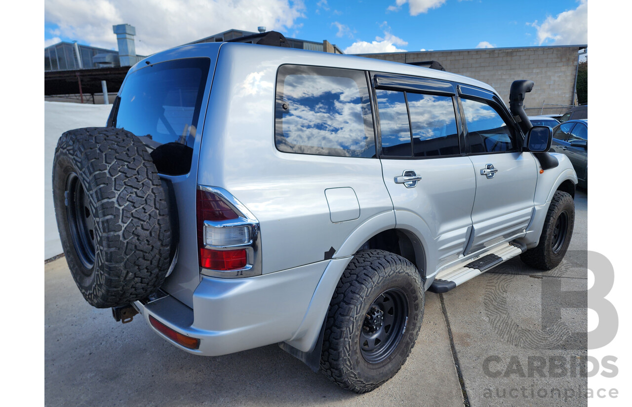 3/2001 Mitsubishi Pajero Exceed LWB (4x4) NM 4d Wagon Silver 3.5L