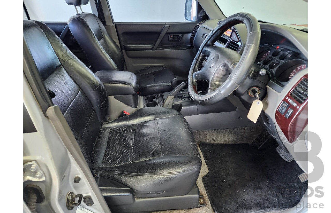 3/2001 Mitsubishi Pajero Exceed LWB (4x4) NM 4d Wagon Silver 3.5L