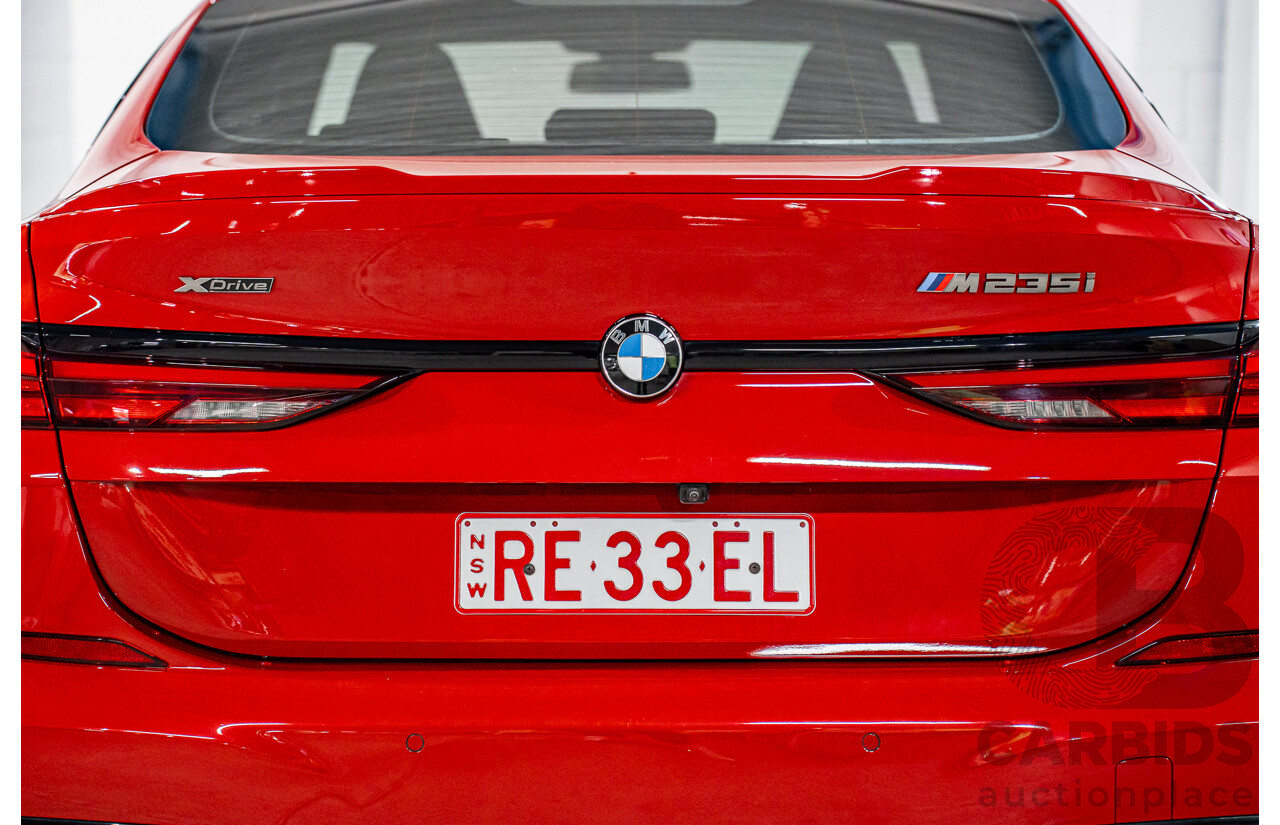 10/2022 BMW M235i xDrive Gran Coupe (AWD) F44 4d Coupe Melbourne Red Metallic Turbo 2.0L
