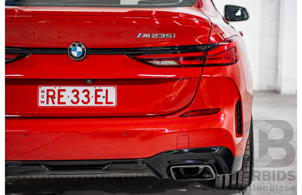 10/2022 BMW M235i xDrive Gran Coupe (AWD) F44 4d Coupe Melbourne Red Metallic Turbo 2.0L
