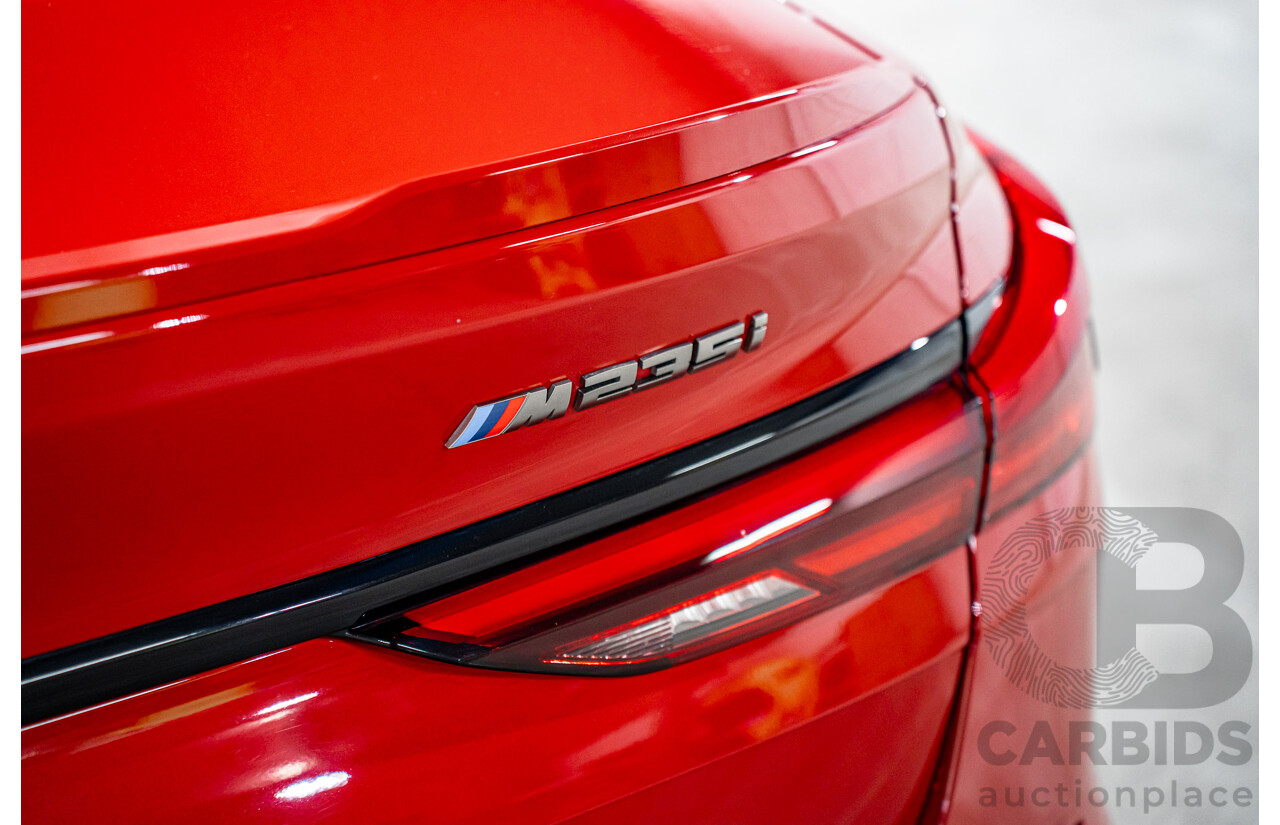 10/2022 BMW M235i xDrive Gran Coupe (AWD) F44 4d Coupe Melbourne Red Metallic Turbo 2.0L