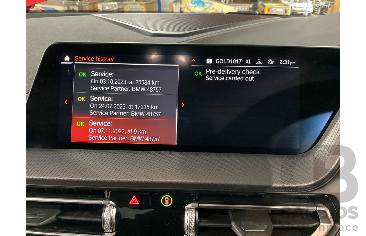 10/2022 BMW M235i xDrive Gran Coupe (AWD) F44 4d Coupe Melbourne Red Metallic Turbo 2.0L