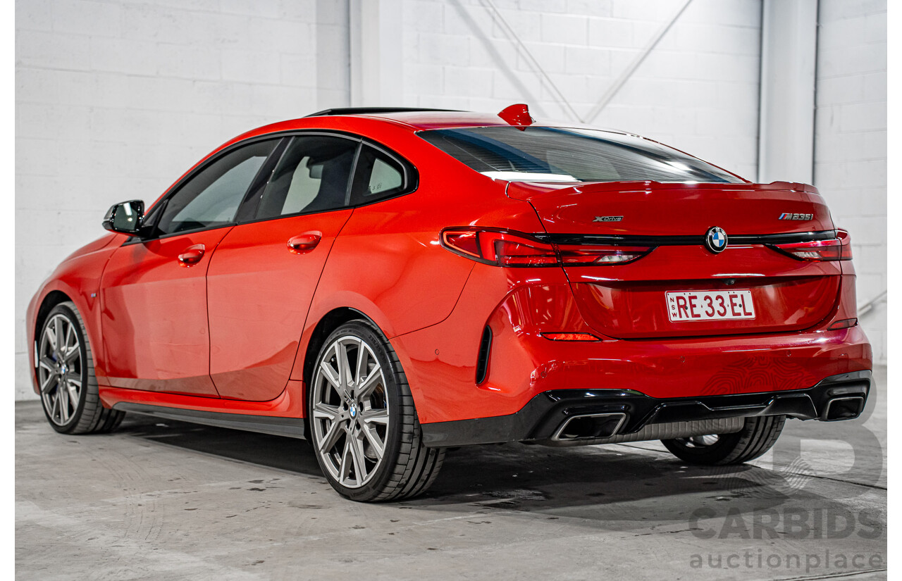 10/2022 BMW M235i xDrive Gran Coupe (AWD) F44 4d Coupe Melbourne Red Metallic Turbo 2.0L