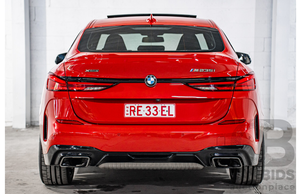 10/2022 BMW M235i xDrive Gran Coupe (AWD) F44 4d Coupe Melbourne Red Metallic Turbo 2.0L