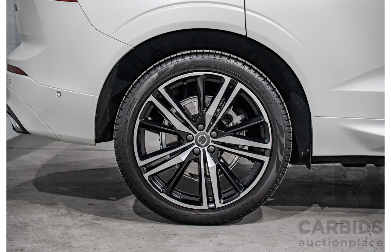 04/2019 Volvo XC60 T6 R-Design (AWD) 246 MY19 4d Wagon Crystal White Pearl Twincharged 2.0L
