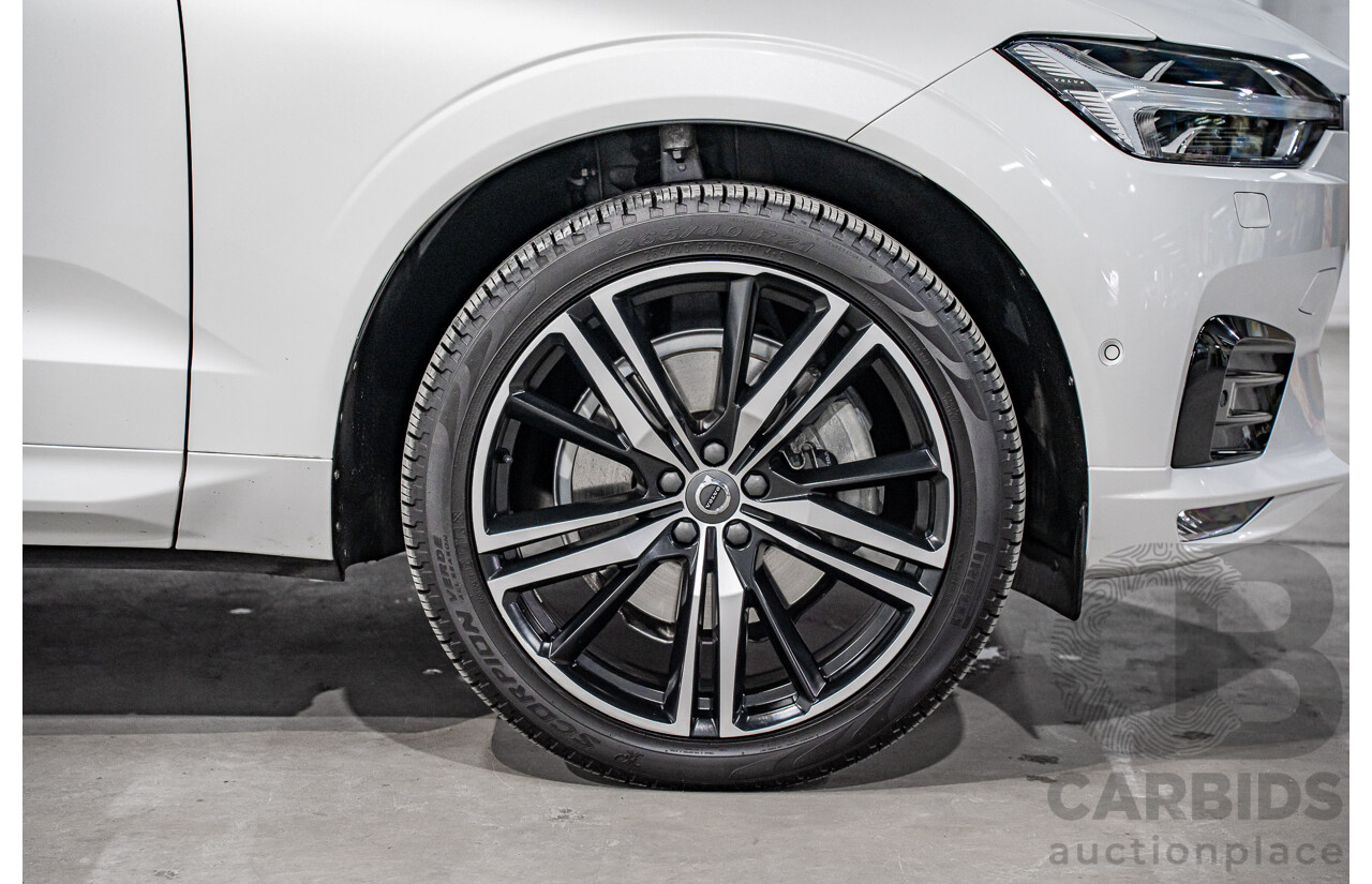 04/2019 Volvo XC60 T6 R-Design (AWD) 246 MY19 4d Wagon Crystal White Pearl Twincharged 2.0L