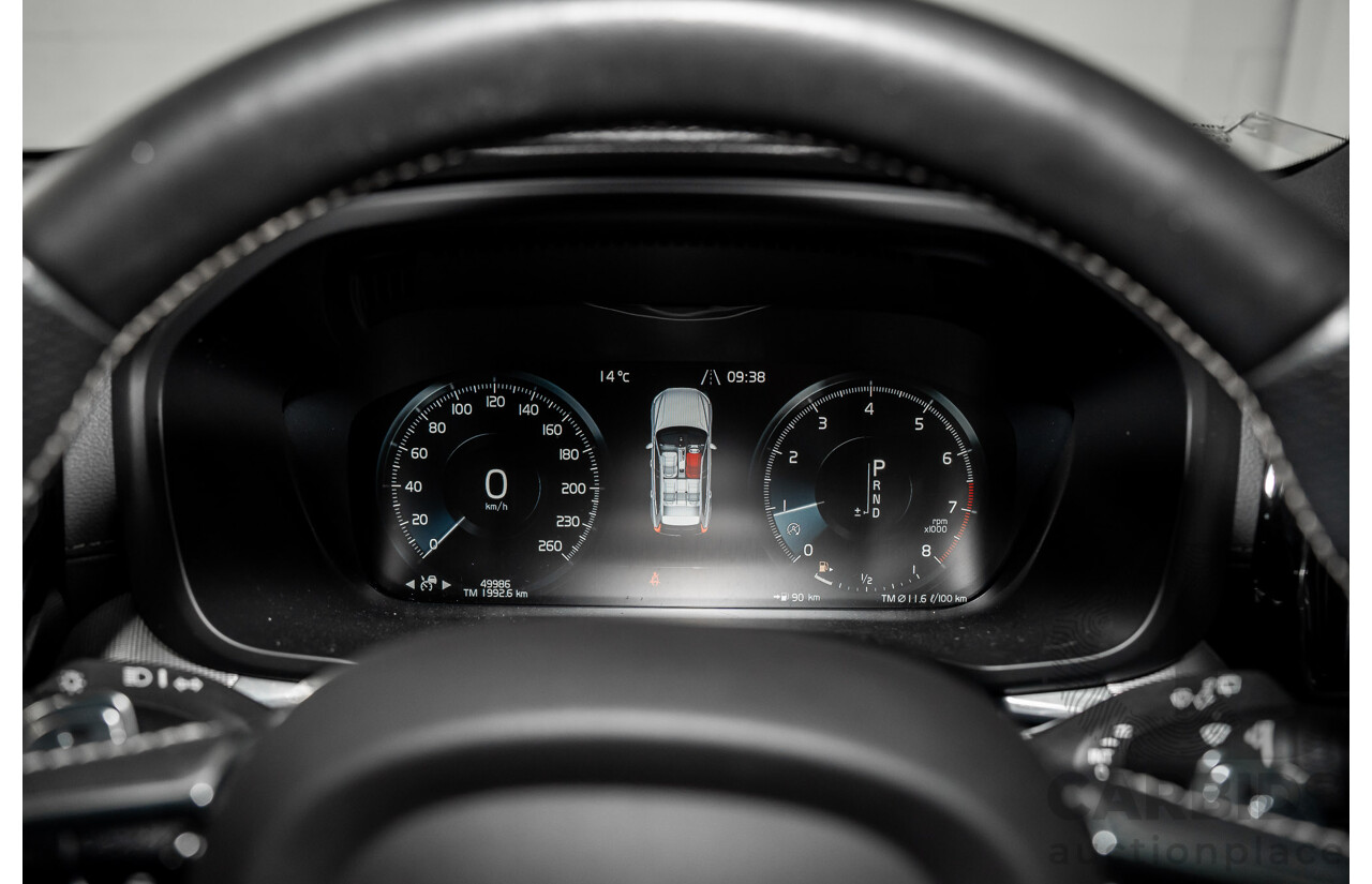 04/2019 Volvo XC60 T6 R-Design (AWD) 246 MY19 4d Wagon Crystal White Pearl Twincharged 2.0L