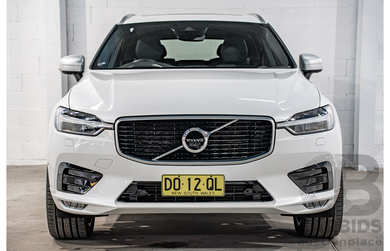 04/2019 Volvo XC60 T6 R-Design (AWD) 246 MY19 4d Wagon Crystal White Pearl Twincharged 2.0L