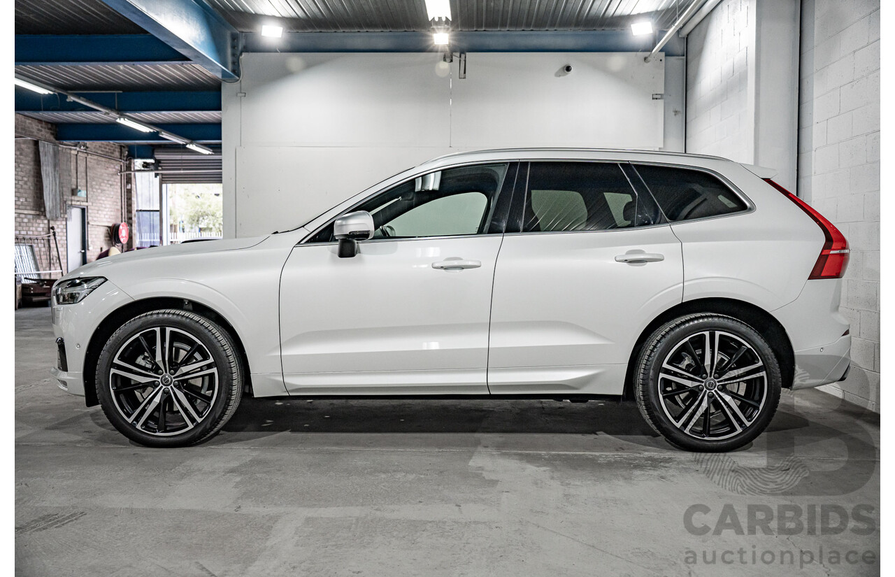 04/2019 Volvo XC60 T6 R-Design (AWD) 246 MY19 4d Wagon Crystal White Pearl Twincharged 2.0L