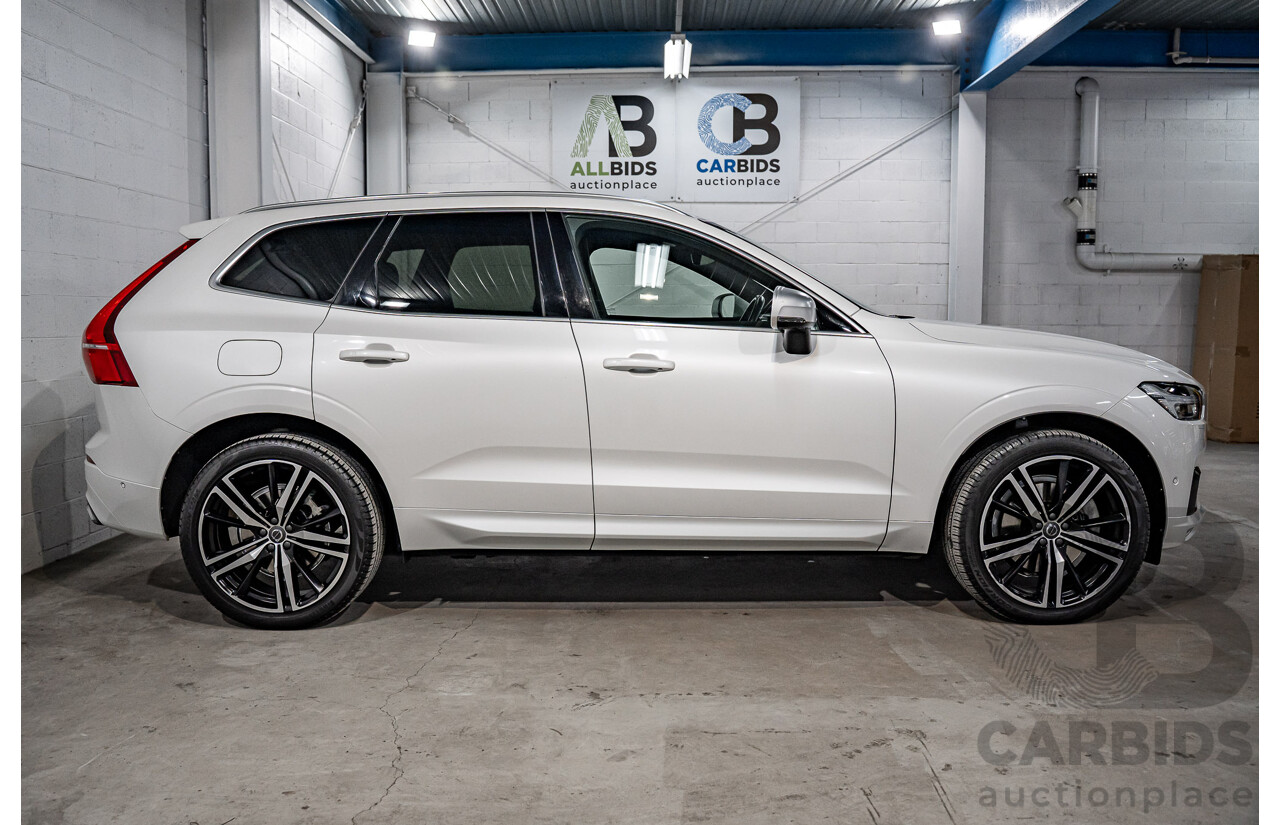 04/2019 Volvo XC60 T6 R-Design (AWD) 246 MY19 4d Wagon Crystal White Pearl Twincharged 2.0L