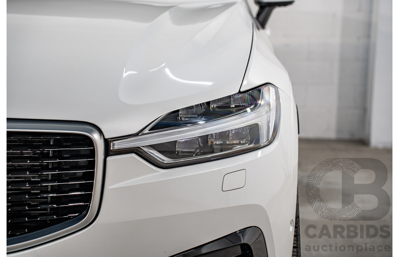04/2019 Volvo XC60 T6 R-Design (AWD) 246 MY19 4d Wagon Crystal White Pearl Twincharged 2.0L