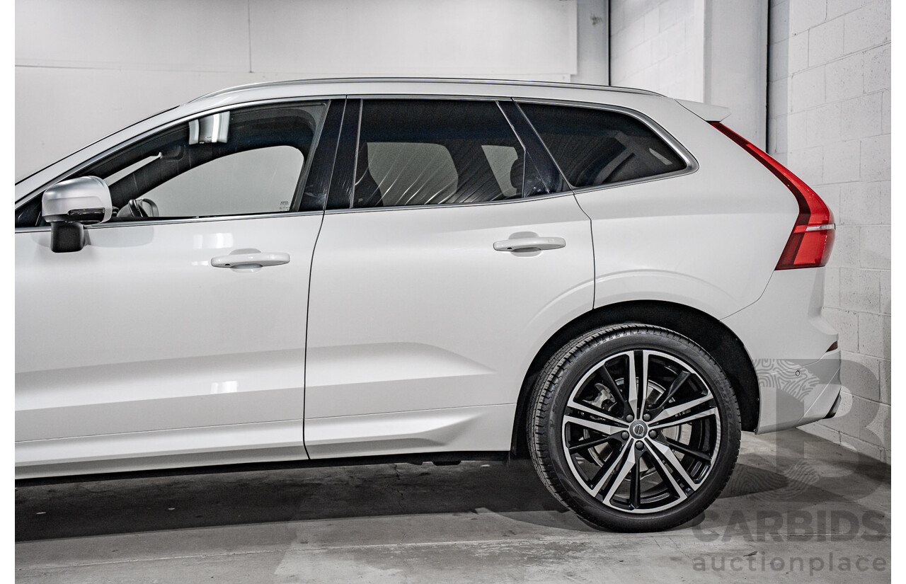 04/2019 Volvo XC60 T6 R-Design (AWD) 246 MY19 4d Wagon Crystal White Pearl Twincharged 2.0L
