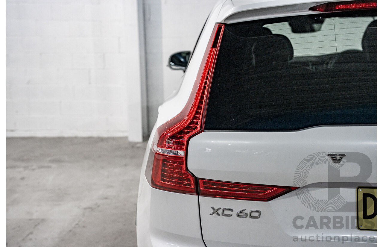 04/2019 Volvo XC60 T6 R-Design (AWD) 246 MY19 4d Wagon Crystal White Pearl Twincharged 2.0L