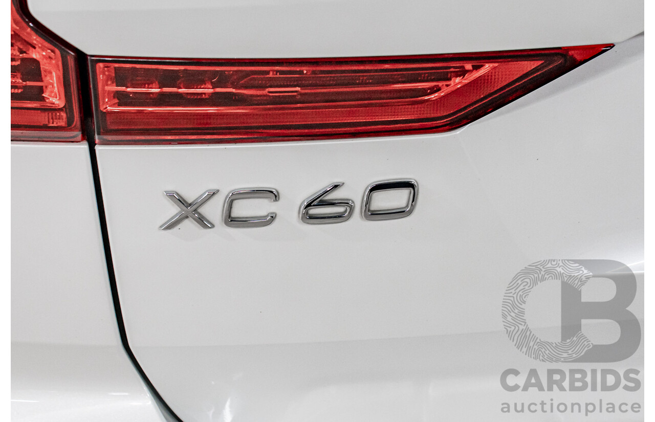 04/2019 Volvo XC60 T6 R-Design (AWD) 246 MY19 4d Wagon Crystal White Pearl Twincharged 2.0L