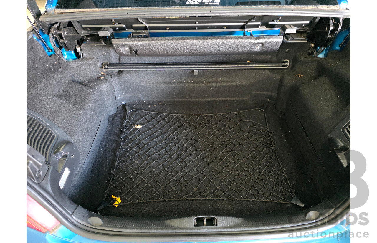 6/2007 Peugeot 207 CC GT Turbo 2d Cabriolet Blue 1.6L