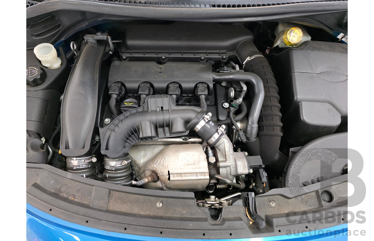 6/2007 Peugeot 207 CC GT Turbo 2d Cabriolet Blue 1.6L