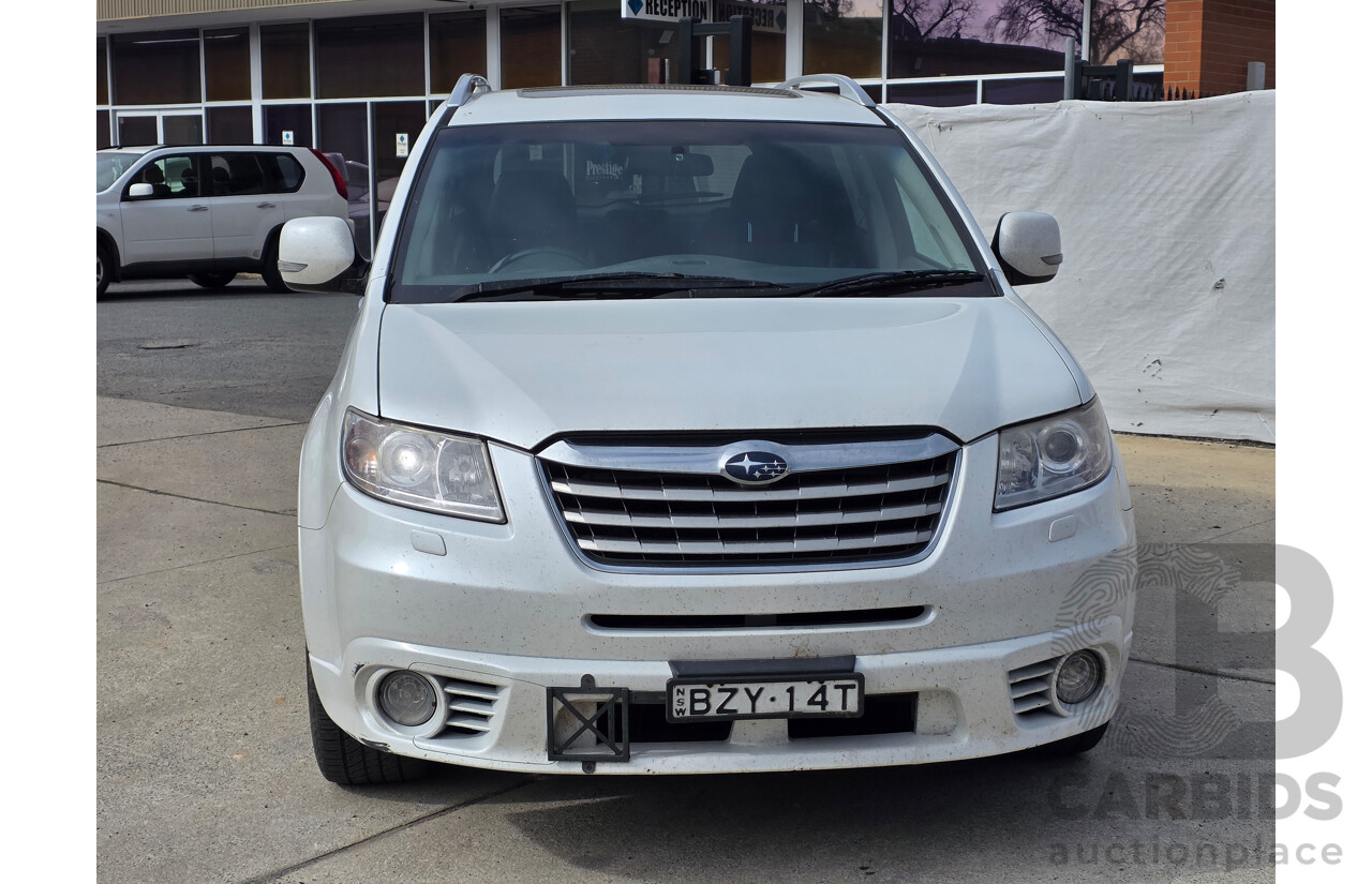4/2012 Subaru Tribeca 3.6R Premium MY12 4d Wagon White 3.6L - 7 Seat